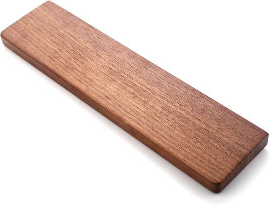 87 Keys Keyboard Wrist Rest - Ergonomic Walnut Wood Palm Rest for Mechanical Keyboard, Non-Slip, Comfortable Typing and Gaming (87 Keys) ﻿