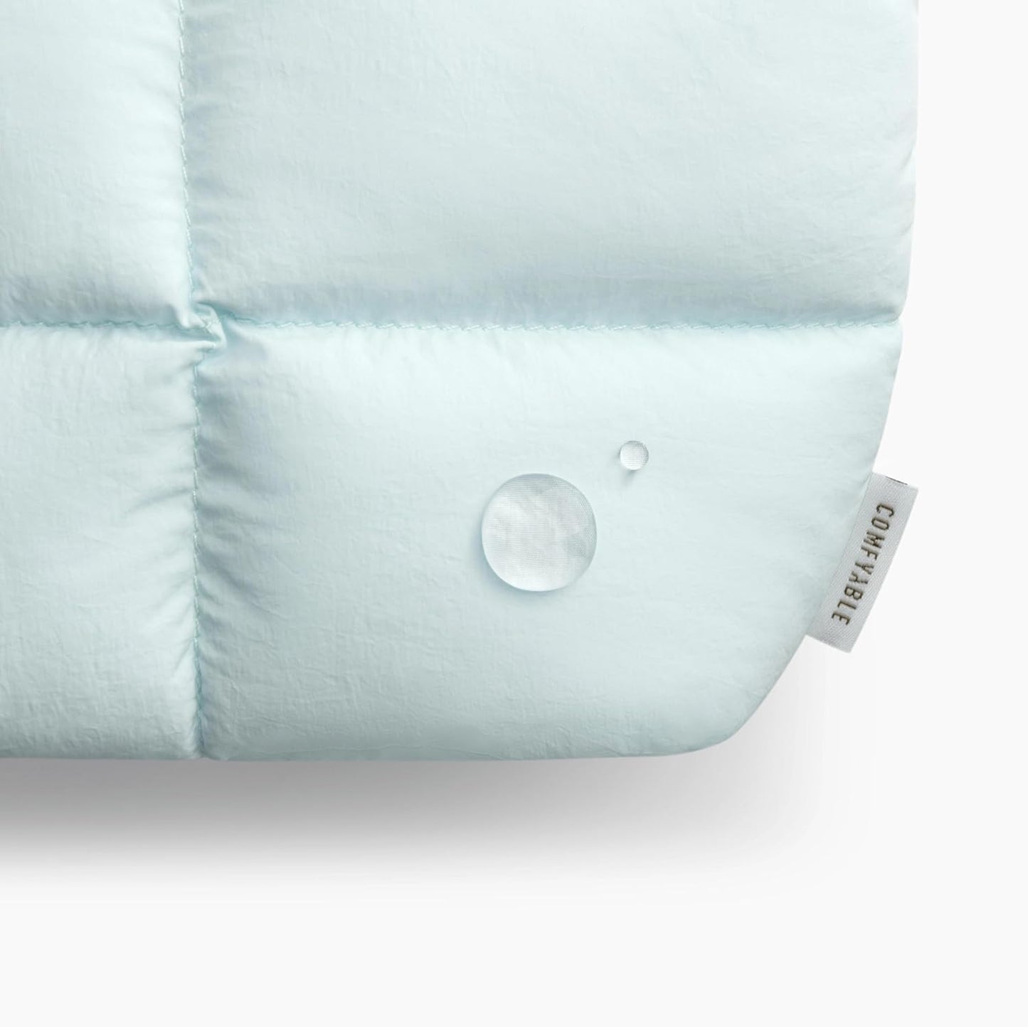 Comfyable Puffy Electronics Organizer Travel Case, Cute Tech Pouch for Women Men, Cable Storage Bag for Charger, Phone, Power Bank, Cord, Compact Tech Accessories Pouch, Rice