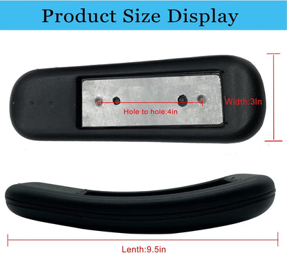 Replacement Office Chair Arm Replacement Armrest Pads Oval Shaped Office Chair Parts Arm Rest for Desk Chair with Mounting Hole Patterns Screws (Fashion)