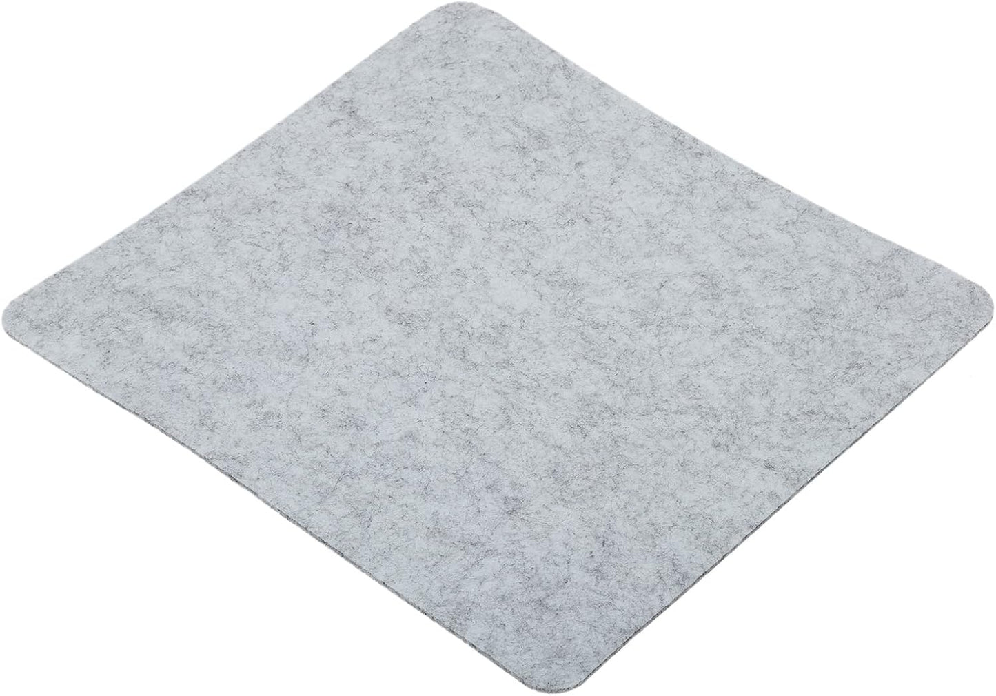 PATIKIL 9"x8" Mouse Pad, Felt Dual Side Soft Desk Pad Writing Mat for Office Home, Light Gray