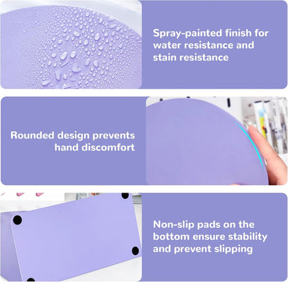 Desk Magnetic Message Board, Metal Bulletin/Memo Board with Magnetic Pen Holder and Flower Pins with Stand, Souvenir/Photo Display Board for Home, Office, Dormitory, Apartment, 8 * 11Inch (White)