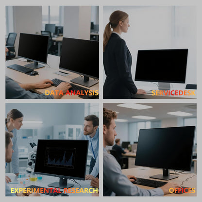 2 Pack Magnetic Hanging Computer Privacy Screen 24 Inch for 16:9 Widescreen Monitor, Removable Privacy Screen Anti Glare Blue Light Computer Screen Privacy Shield, Anti-Scratch 24in Protector Film