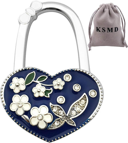 KSMD Variety Design Purse Hooks for Table and Bars,Portable Purse Hanger Organizers Hooks Handbag Pocketbook Holder Bag Storage for Desk,Foldable Folding Purse Table Hook Hanger