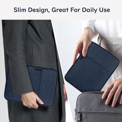 Dadanism 9-11 Inch Tablet Sleeve Padded Carrying Case for iPad (A16) 11th Gen 11", iPad 10th Gen 10.9", iPad Air M4/Pro M5 11", iPad Air 5/4, iPad 9/8/7th Gen, Galaxy Tab A11+ Plus 11", Blue