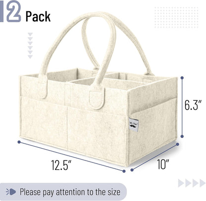 Mr. Pen- Baby Diaper Caddy Organizer, Gray, Medium, Nursery Storage Bin and Car Organizer for Diapers and Baby Wipes