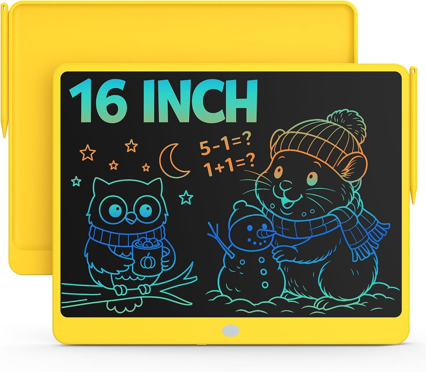Bravokids 12 Inch LCD Writing Tablet for 3 Year Olds - Electronic Drawing Pad and Doodle Board as Educational Birthday Gifts for Girls and Boys (Pink)