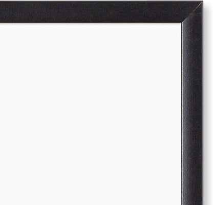 U Brands Framed Magnetic Weekly Calendar Dry Erase White Board, Office Supplies, Black Frame, with Marker, Magnet, 11” x 18”