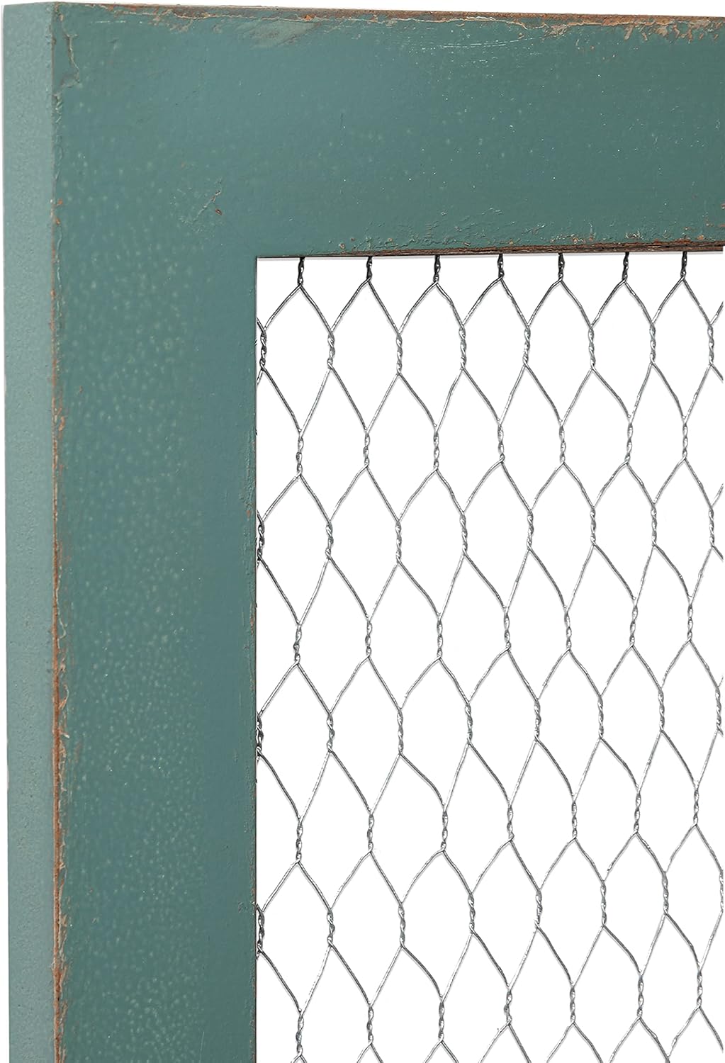 SOFE Farmhouse Memo Board Chicken Wire Frame, Black Large Bulletin Boards for Walls, Hanging Photo Display Board or Jewelry Organizer Wall Grid Panels, Decorative Vision Board for Desktop Office