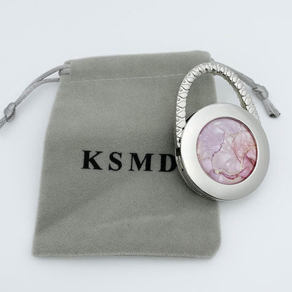 KSMD Purse Hooks for Table & Bars, Portable Handbag Holder - Foldable Table Hook Hanger