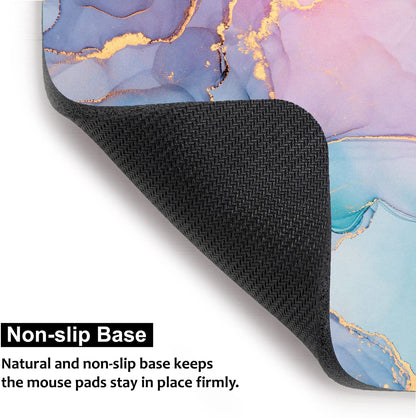 Audimi Small Mouse Pad 6 x 8 Inch, Mini Mouse Pad Thick for Laptop Wireless Mouse Home Office Travel, Portable & Washable (Black)
