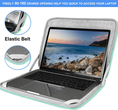 Laptop Sleeve 15.6 Inch, Durable Shockproof Protective Cover Flip Case Briefcase Carrying Computer Bag Case Compatible with 15.6 Inch HP, ASUS, Lenovo, Acer, Notebook, Computer, Black