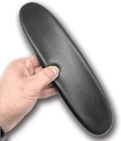 MYFUNSHOP Gaming Chair Replacement Armrest Arm Pads Universal Soft PU Office Chair Replacement Parts(1 Pair) Black