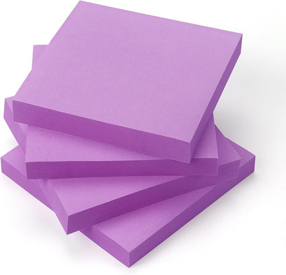 Osboo Sticky Notes 3x3 Pop Up Self-Stick Notes Pads with 6 Bright Colors, Easy to Post for Office, School, Home, 6 Pads/Pack, 100 Sheets/Pad(Pop Up)