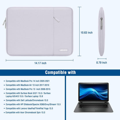 MOSISO Laptop Case 15 inch, 15 inch Laptop Sleeve Compatible with MacBook Air M5 A3448 M4 A3241 M3 A3114 M2 A2941 2026-2023, Dell XPS, Polyester Vertical Computer Sleeve Bag with Pocket, Black - Colors A