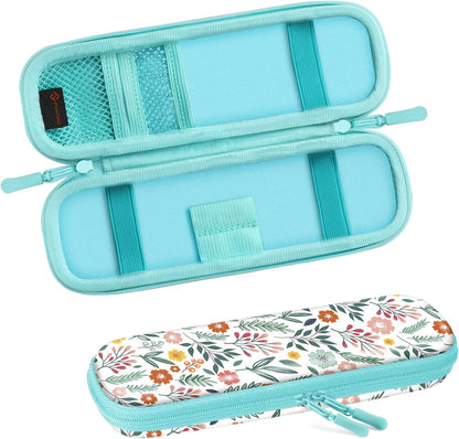Fintie Holder Case for Apple Pencil Pro, Apple Pencil (USB-C / 1st / 2nd Generation), PU Leather Carrying Bag Sleeve Compatible with Pen, USB Cable, Samsung Stylus, Lilac Marble