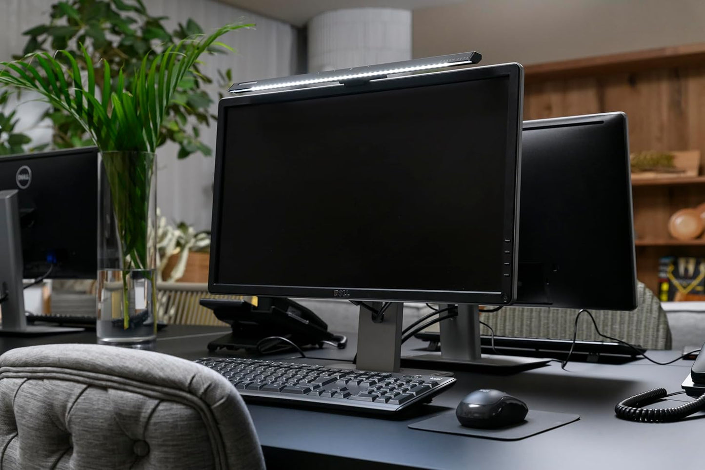 PaletteLife ML-1510WH LED Monitor Light Bar, USB-C Powered Anti-Glare Light, White