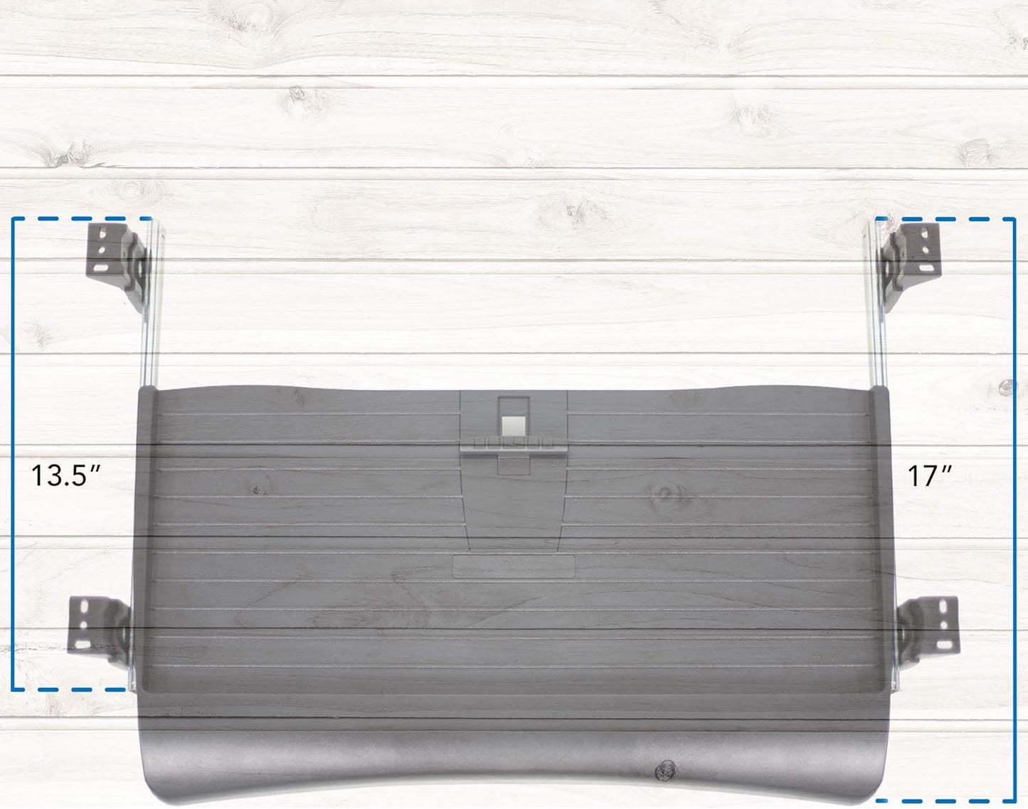 Mount-It! Keyboard Tray Under Desk with Adjustable Mouse Platform – Easy-Glide Sliding Drawer Under Desk Slide Out – Ergonomic Under Key Board Shelf for Office, Gaming, and Workstations