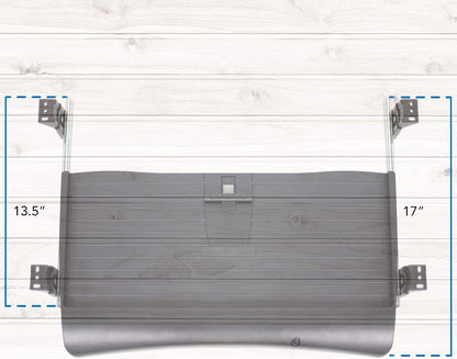 Mount-It! Keyboard Tray Under Desk with Adjustable Mouse Platform – Easy-Glide Sliding Drawer Under Desk Slide Out – Ergonomic Under Key Board Shelf for Office, Gaming, and Workstations