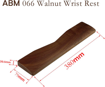 YMDK Wooden Wrist Rest Solid Wood Walnut for Keychron Q13 Pro Mechanical Keyboard