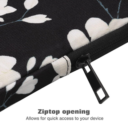 MoKo 7-8 Inch Tablet Sleeve Bag, Polyester Pouch Cover Case Fits iPad mini (A17 Pro) 8.3" 2024, iPad mini 6/5/4/3/2/1, Samsung Galaxy Tab S2 8.0, Tab A 8.0, ZenPad Z8s 7.9,Black