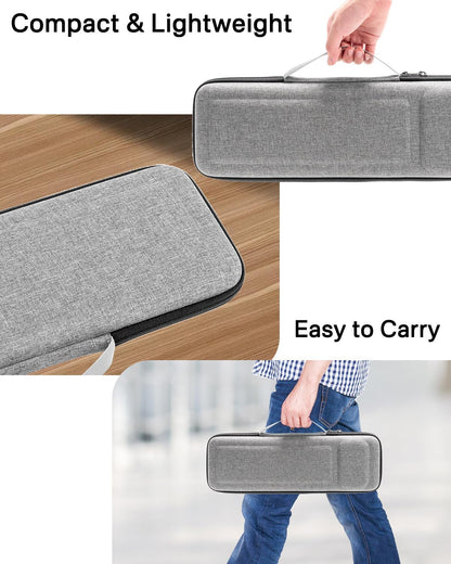 RAIACE Hard Storage Case Compatible with Apple Magic Keyboard + Magic Mouse. (Case Only) - Black