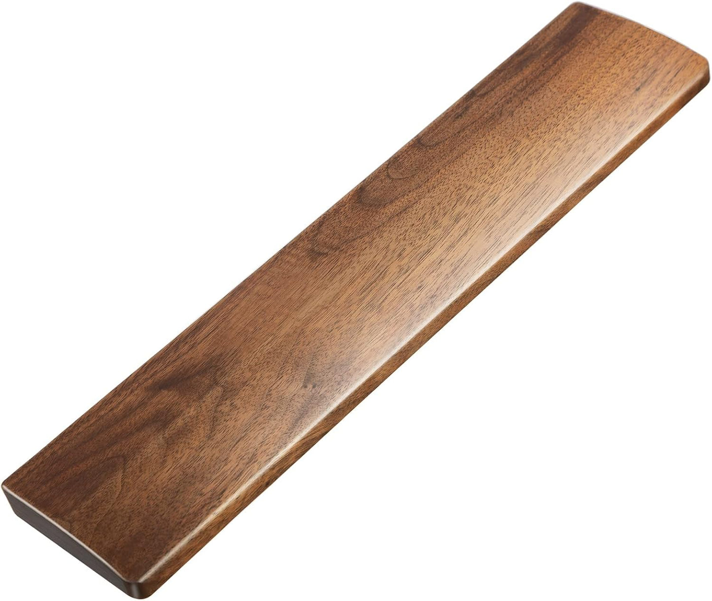 Faluber Wooden Wrist Rest, 17.3-inch Length and 20mm Thickness for Full-Sized Keyboard, Palm Rest, Ergonomic Design for Mechanical Gaming Keyboard, Wipe Clean (Fullsize-440mm, Walnut Wood)