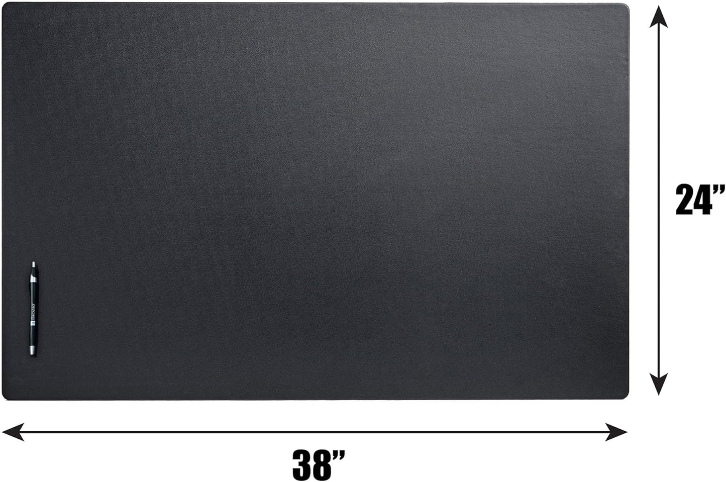 Dacasso Leather Desk Pad Without Side Rails