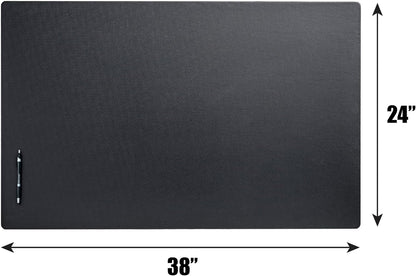Dacasso Leather Desk Pad Without Side Rails