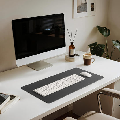 Jotsome Leather Desk Pad Mat, Non-Slip Desk Blotter Pad - Desk Protector for Office, Home, Lap Desk, Laptop, and Desktop