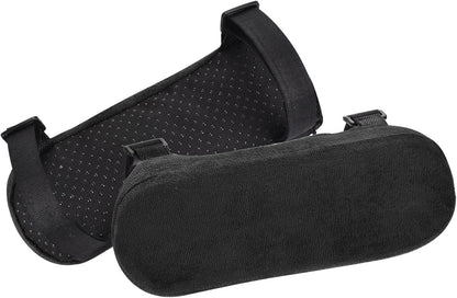 PATIKIL Office Chair Arm Pads, 2 pcs Office Chair Arm Cover Soft Office Chair Armrest Pads Memory Foam Cotton Removable Washable for Desk Computer Gaming, Purple Blue