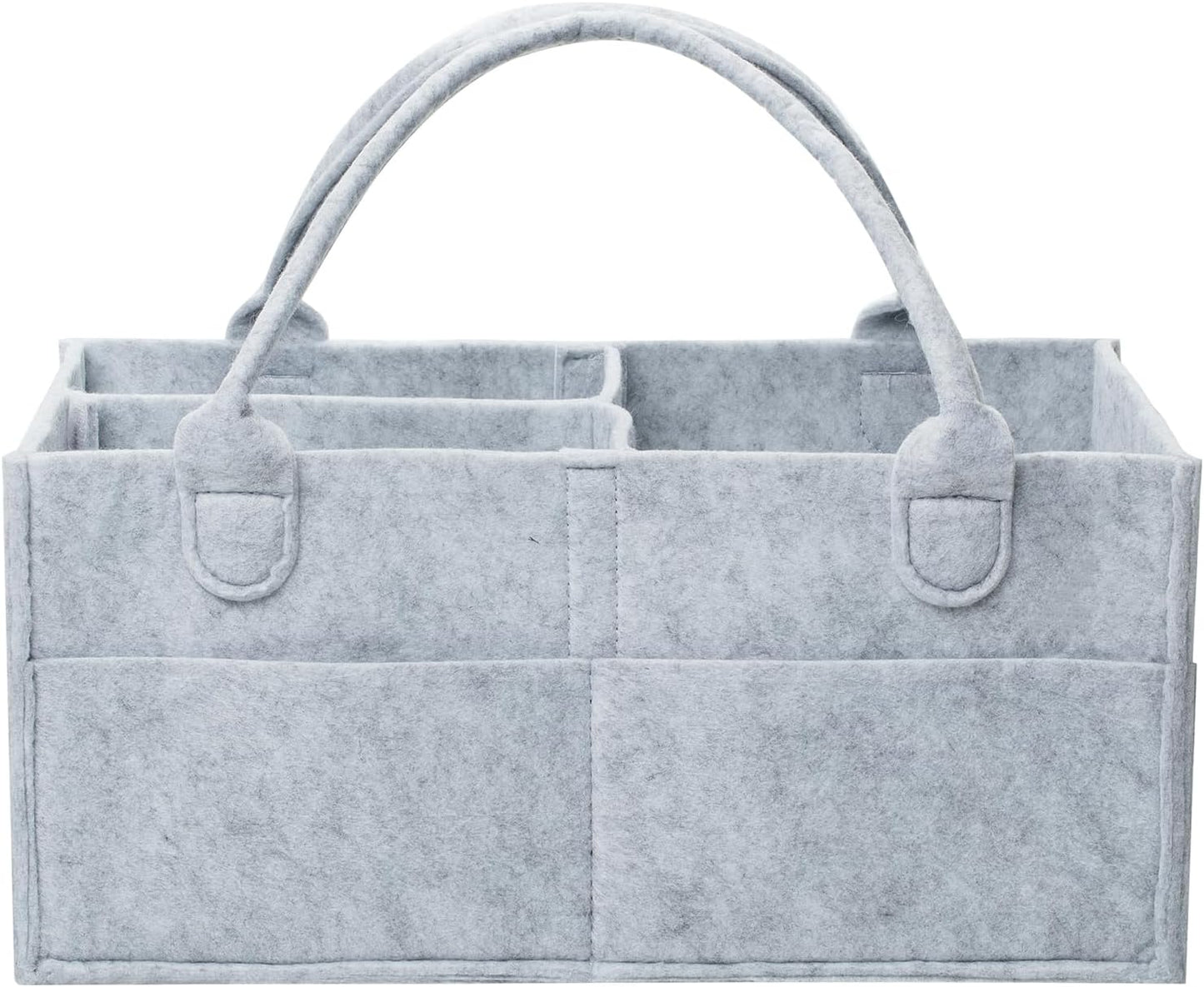 Mr. Pen- Baby Diaper Caddy Organizer, Gray, Medium, Nursery Storage Bin and Car Organizer for Diapers and Baby Wipes