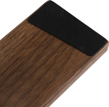 2 pcs Mini Wood Wrist Rest Portable Movable Solid Wooden Walnut Beech for Most Mechanical Keyboard Numpad Sp64
