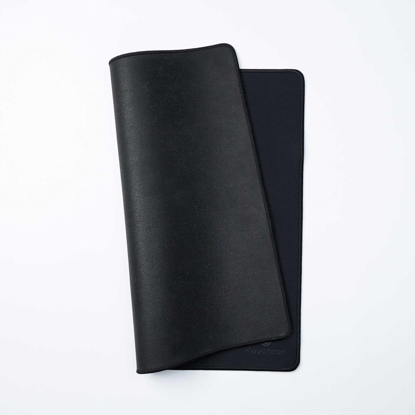 Keychron XL Gaming Mouse Pad Desk Mat, 35.4" × 15.7", Soft Micro-Weave Surface, Non-Slip Rubber Base, Anti-Fray Stitched Edges, Extended Large Mousepad for Gaming & Office – Black