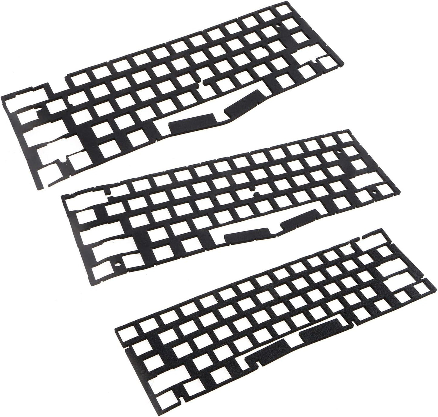 Switch Sound Dampeners Sheet Soft Landing Pads Foam Sponge Machenical Keyboard Pads (61 Layout 2Pieces) Pads