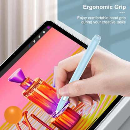 MoKo Holder Case Compatible with Apple Pencil 2nd Generation, Retractable Protective Apple Pencil Cover with Sturdy Clip, Hard PC Apple Pencil Case, Support Double-Tap, Dark Purple