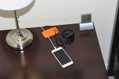 Desktop Cable Organizer, Weighted, Eco-Friendly Silicone, No Bad Smell, Bundled with 4 Reusable Cable Ties (Black)