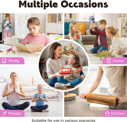 Conchstar Visual Timer for Kids 60-Minute - Countdown Timer with Optional Alarm, Focus Tool for ADHD & Autism, Time Management for Homework, Chores, Office, Kitchen, Teaching & Study Routines (Orange)