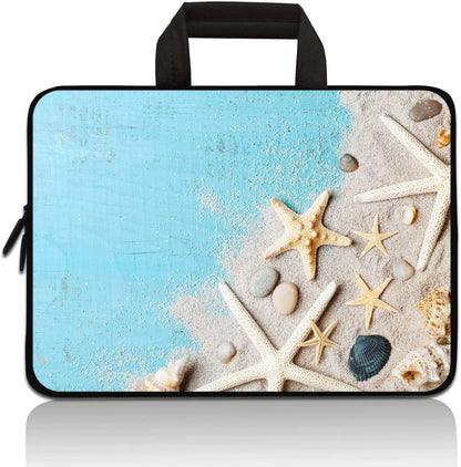 Universal 7~9 inch Kids Tablet Portable Neoprene Zipper Carrying Sleeve Case Bag Fits 7" 8" 8.5" 8.9" 9" iPad Mini 5 4 3 2 1, Galaxy Tab A 8.0 (Rocket)