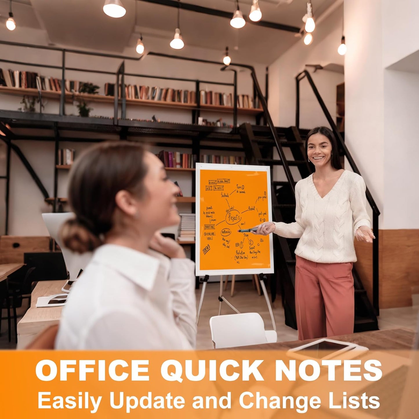 Dry Erase Board Sticker- Whiteboard Stickers-8.27''x11.69'' Removable Dry Erase Sheets- Fridge Dry Erase Paper for Wall/Desk/Refrigerator/Door/Locker/Home/Office/Classroom (White-2Pcs)