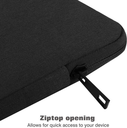 MoKo 7-8 Inch Tablet Sleeve Bag, Polyester Pouch Cover Case Fits iPad mini (A17 Pro) 8.3" 2024, iPad mini 6/5/4/3/2/1, Samsung Galaxy Tab S2 8.0, Tab A 8.0, ZenPad Z8s 7.9,Black