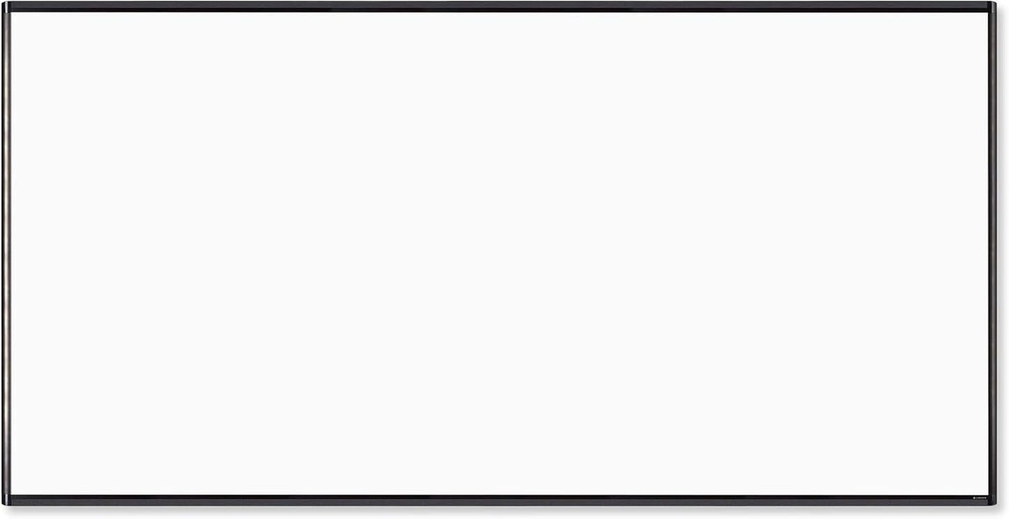 U Brands Framed Magnetic Weekly Calendar Dry Erase White Board, Office Supplies, Black Frame, with Marker, Magnet, 11” x 18”