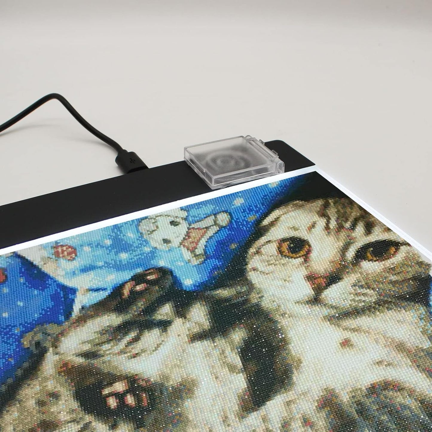 2PCS Diamond Painting Accessories Light Pad Switch Cover, Diamond Art Light Pad Touch Button Protector Cover for Light Pad, Light Table, Lightbox for Tracing, Light Board