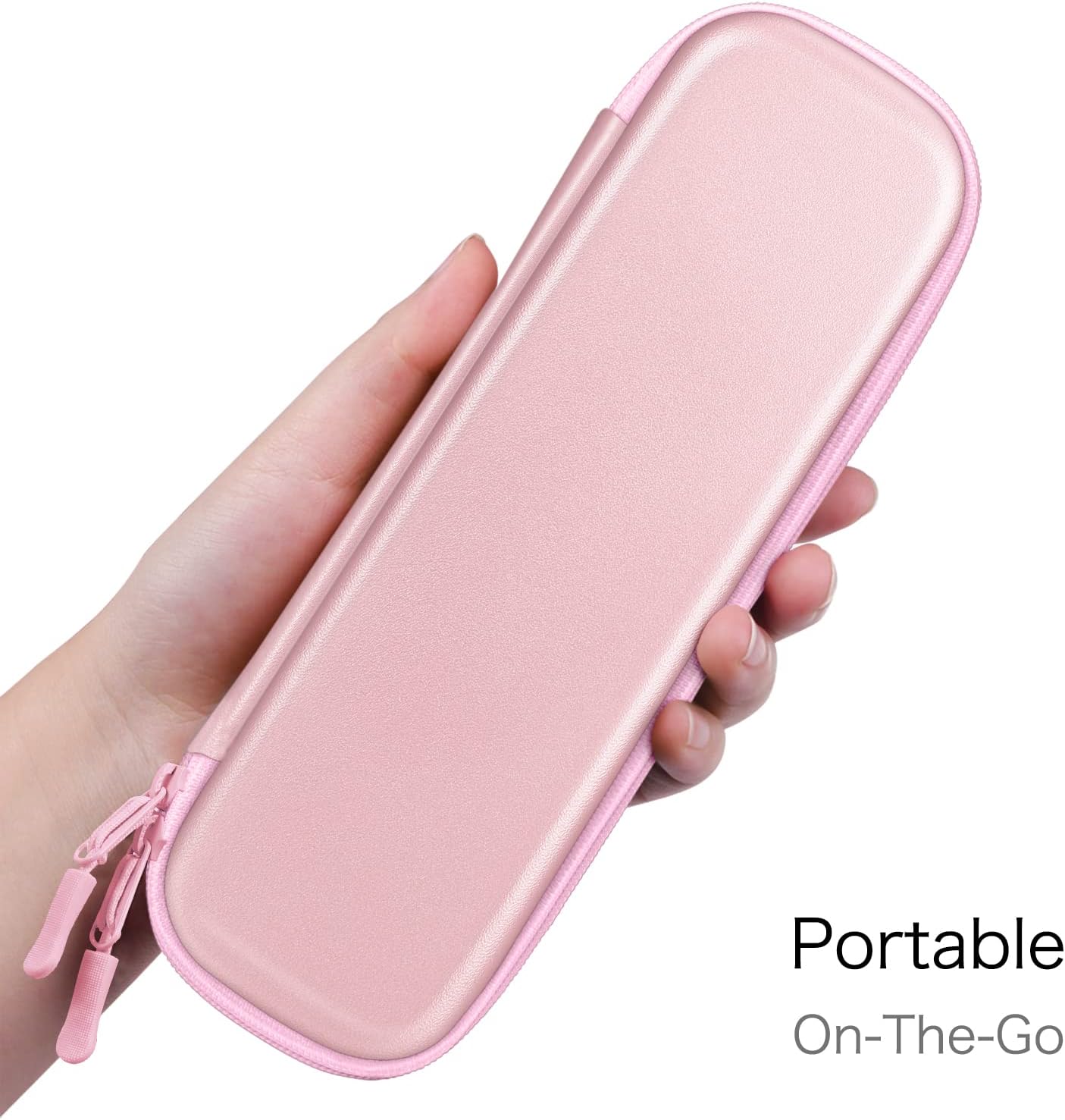 Fintie Holder Case for Apple Pencil Pro, Apple Pencil (USB-C / 1st / 2nd Generation), PU Leather Carrying Bag Sleeve Compatible with Pen, USB Cable, Samsung Stylus, Lilac Marble