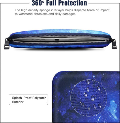TiMOVO 9-11" Tablet Sleeve Bag for iPad 11-inch A16 2025, iPad 10.9"/10.2"| Air 11 Inch/5th/4th Gen. 10.9", Galaxy Tab A9+/A11Plus 11", Protective Bag Fit Smart Keyboard, Dusty Blue