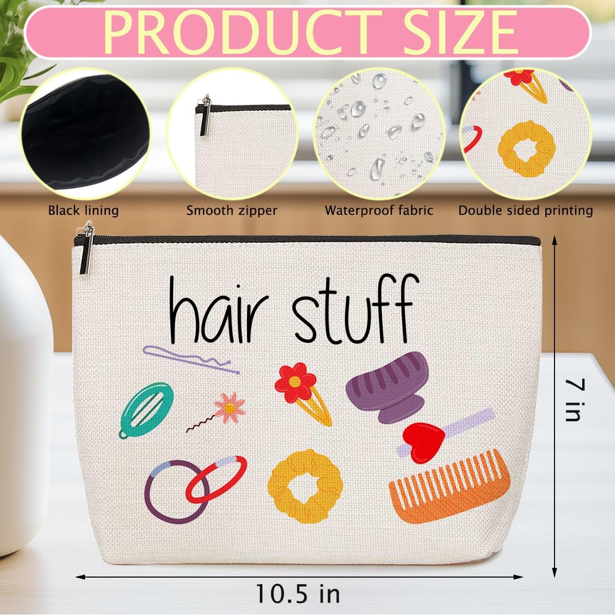 ZHAMEN 2 Pcs Cables Chargers Makeup Bag, Organizer Portable Pouch Purse Travel Essentials Organizer Cosmetic Bags for Women, Roomy Travel Makeup Toiletries Accessories, Birthday Gifts for Women