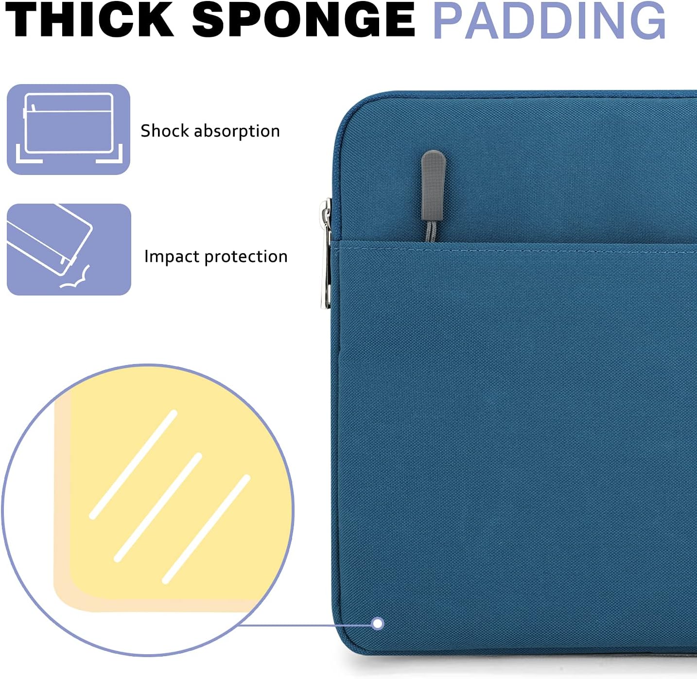 MoKo 9-11 Inch Tablet Sleeve Bag Carrying Case Fits iPad Pro 11 M5/Air M3, iPad A16 2025, i-Pad 10th 10.9, i-Pad 9/8/7th Gen 10.2, iPadAir 5/4th 10.9, Tab S8 11"/Tab A 10.1,Cloudy Pink