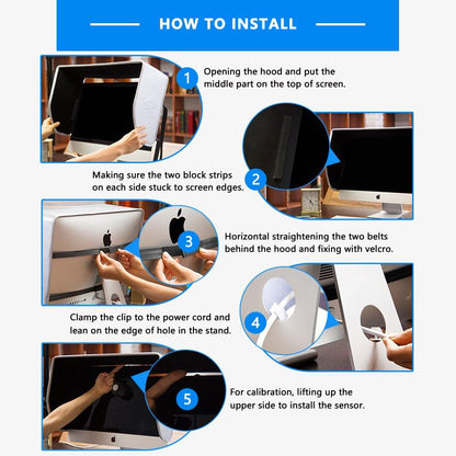 27A Monitor Hood Sunshade Sunhood Compatible for Apple 27 inch iMac and Apple 27 inch Monitor