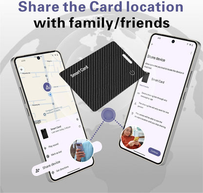2026 New Wallet Tracker for Both iOS & Android Phones, Dual System Rechargeable Tracking Card Compatible with Apple Find My & Google Find Hub Device for Luggage, Passport, Purse Gift