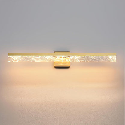 AIJIASI 39-Inch Brushed Gold Vanity Light Fixture, 28W Dimmable LED Modern Light Bar for Bathroom Mirror, Restroom, Bedroom (3000K)