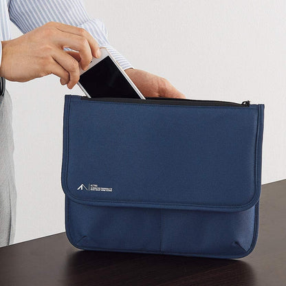 LIHIT LAB Tablet Sleeve with Pockets, 11.5 x 1 x 9.5, Black (A7767-24)